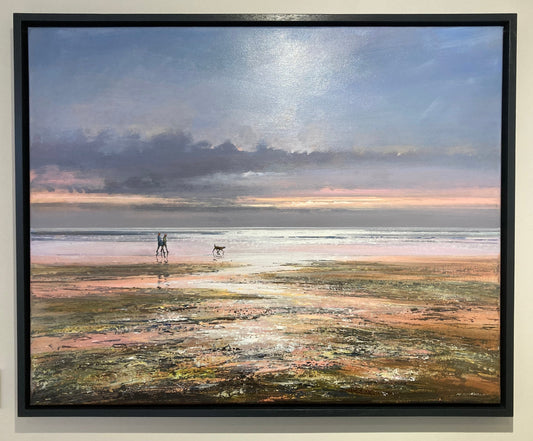 An Evening Stroll Painting by Michael Sanders