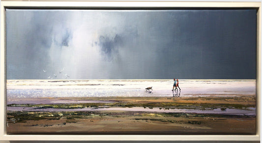 Between the Raindrops Painting by Michael Sanders