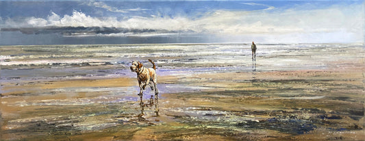 Charging Ahead Painting by Michael Sanders