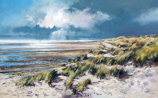 Heavy Skies, Holkham Painting by Michael Sanders