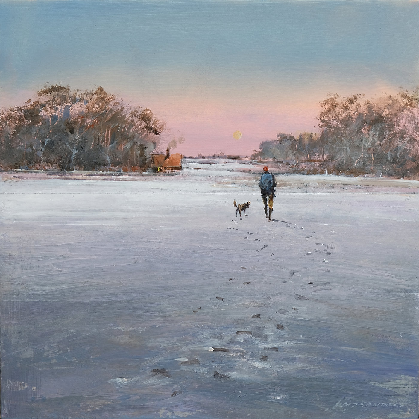 Returning Home Painting by Michael Sanders