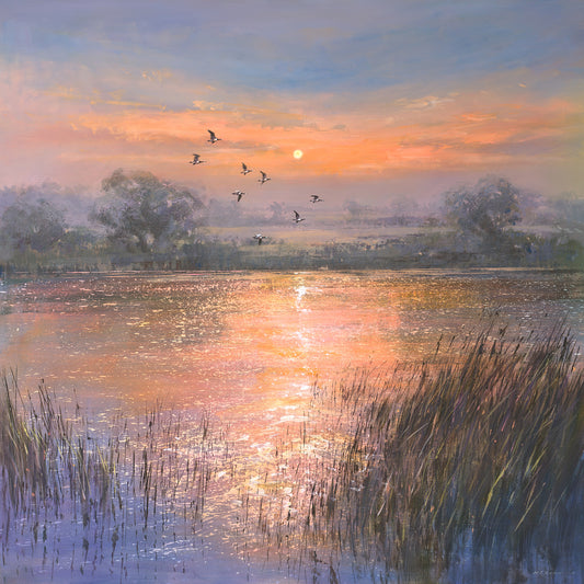 Blickling Lake at Dusk