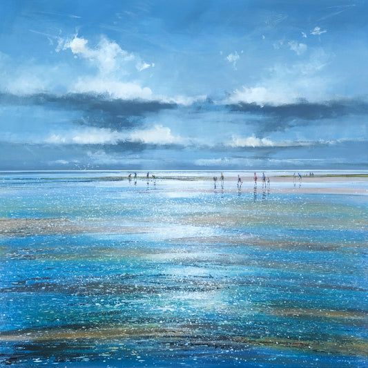 Blue Sky Painting by Michael Sanders